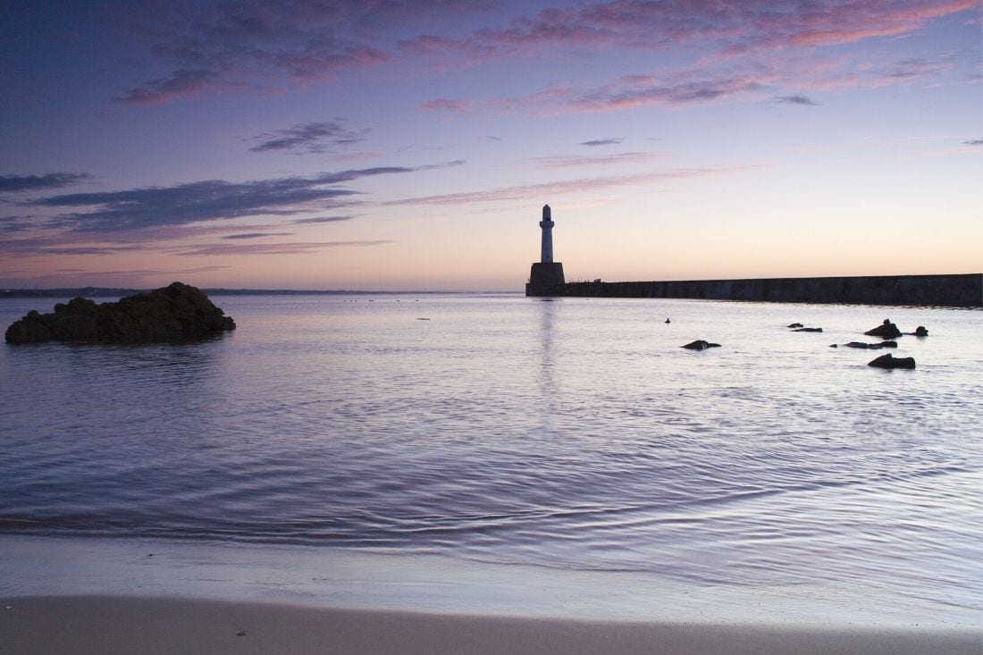 Aberdeen Beach at sunset