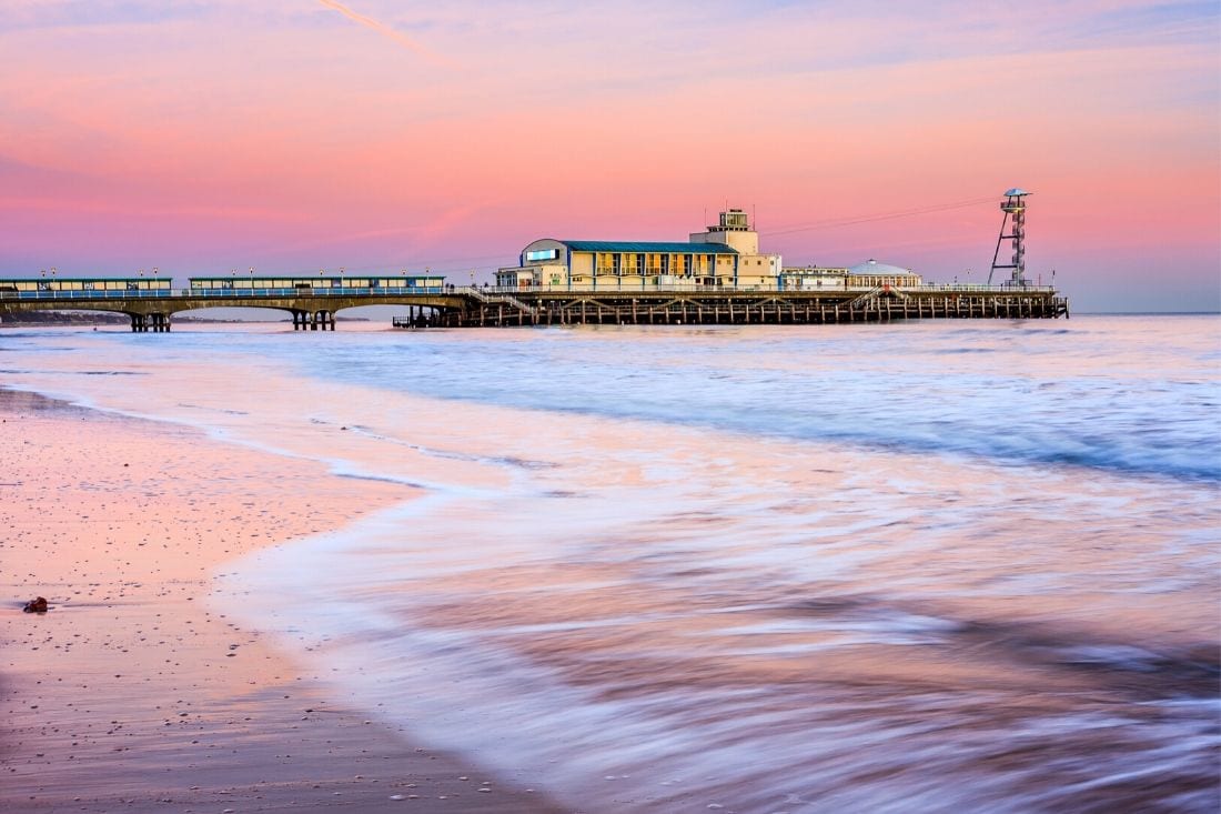 Bournemouth Pier at sunset
