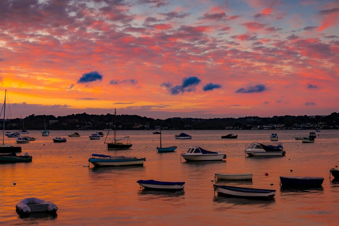 Sunset in Sandbanks