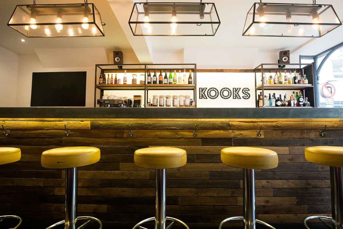 Bar at Kooks, Brighton