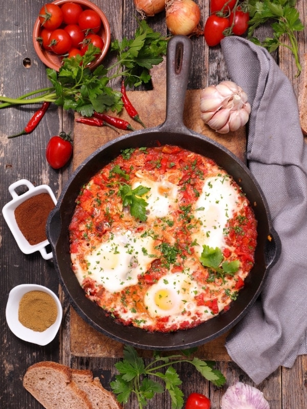 Shakshuka is one of our favourite brunch dishes