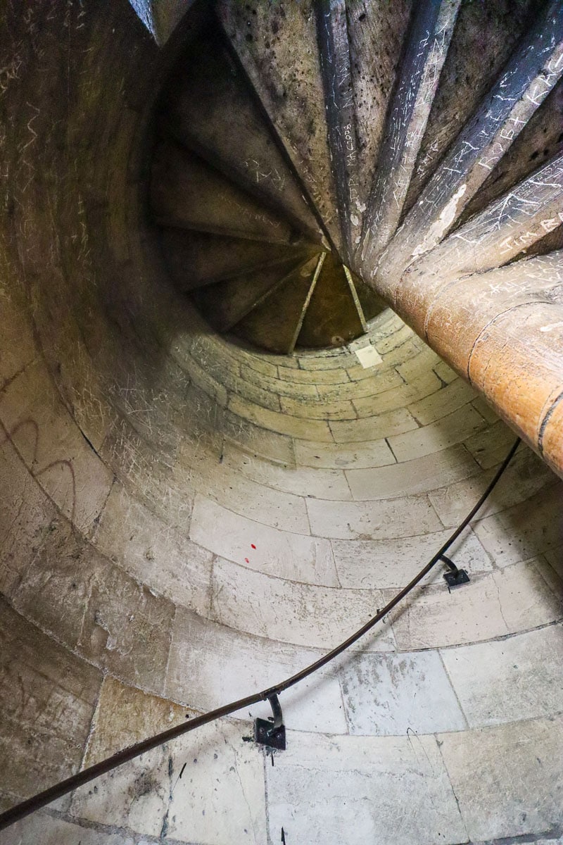 Climbing the tower at York Minster