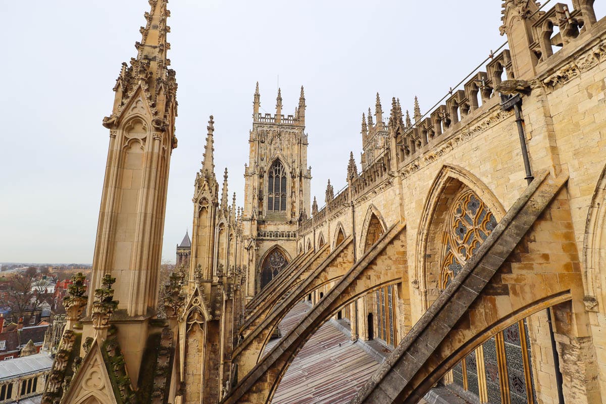 View from York Minster tower