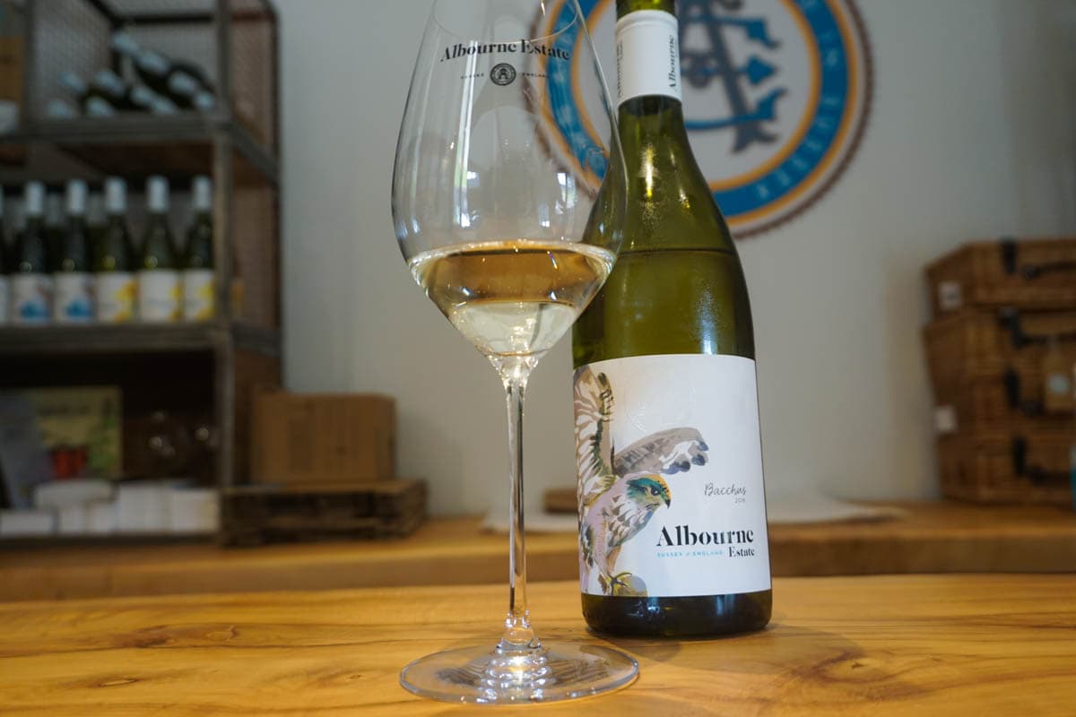 Tasting the Albourne Estate Bacchus 