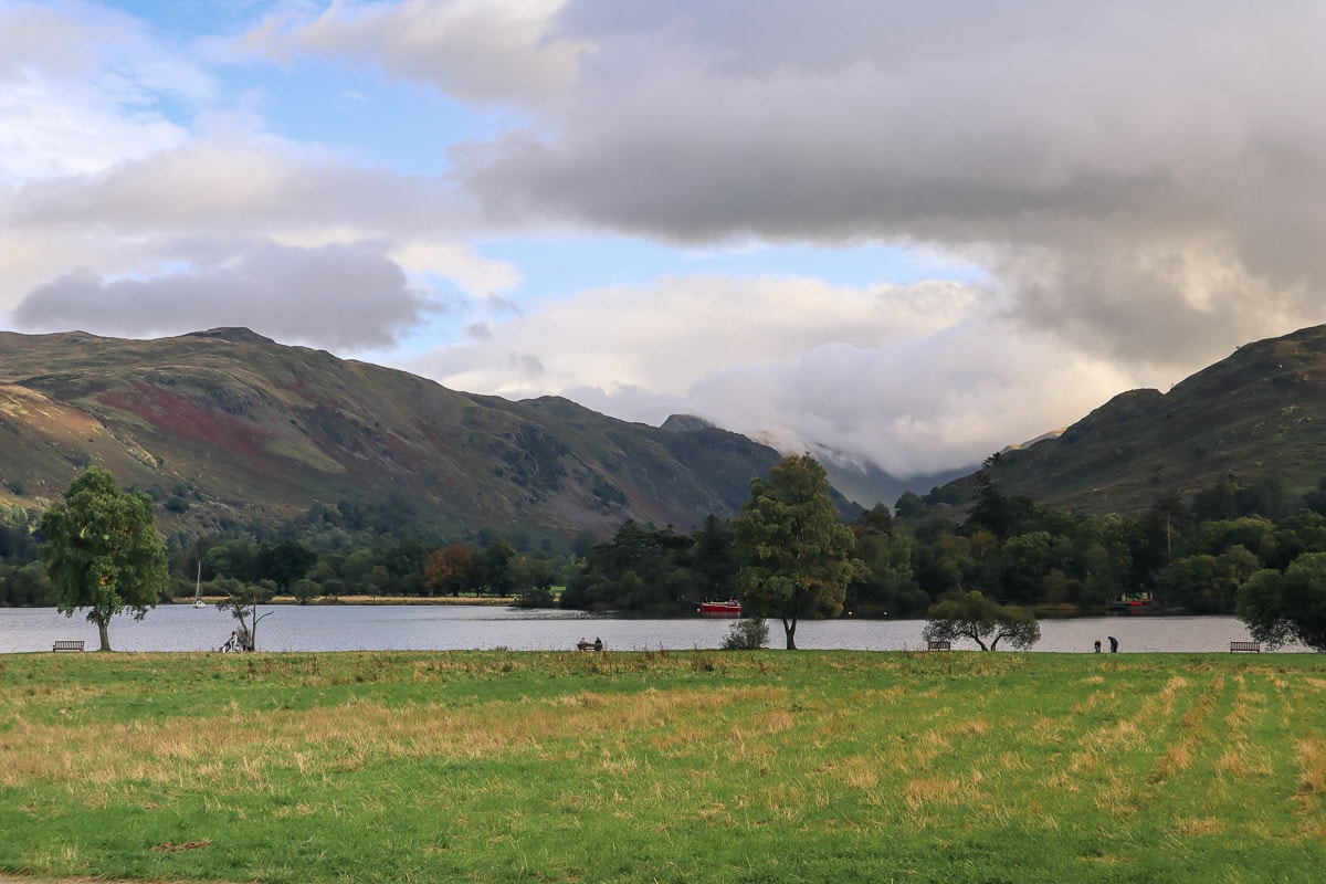 Beautiful views across Ullswater