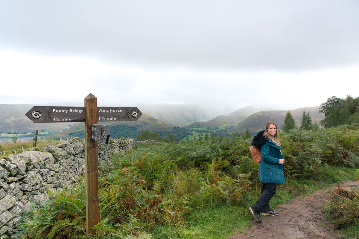 Hike to Aira Force Waterfall, Lake District