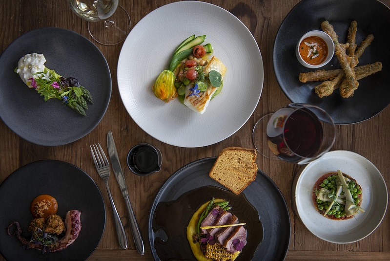 Gourmet food at Rathfinny Wine Estate 