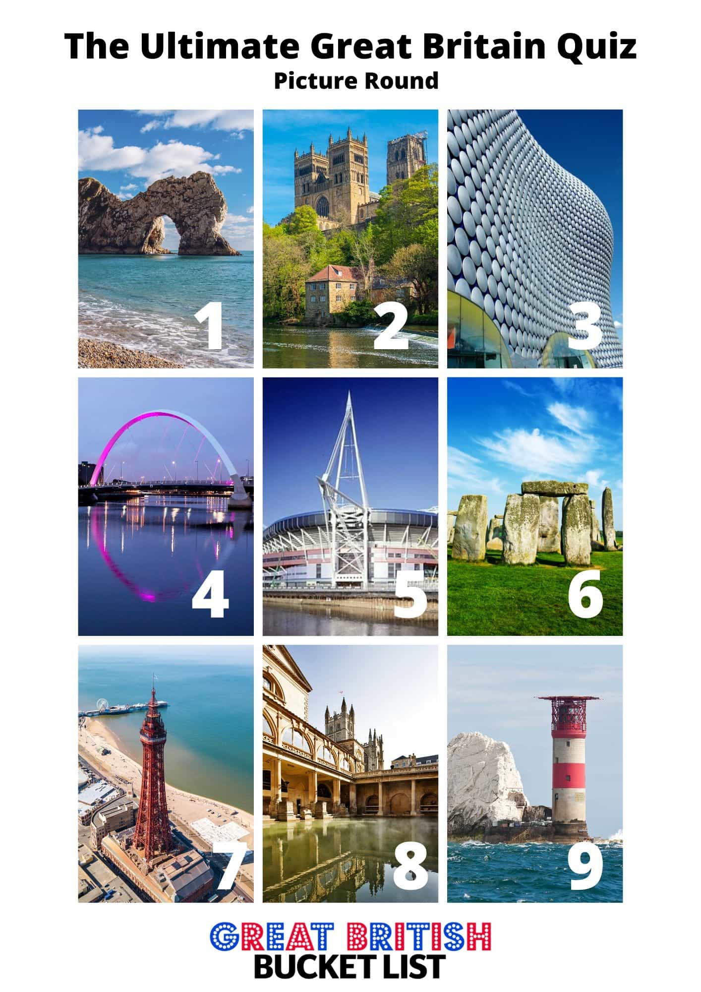 The Ultimate Great Britain Quiz - picture round