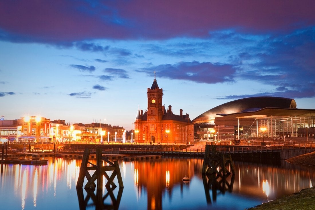 Cardiff Bay views