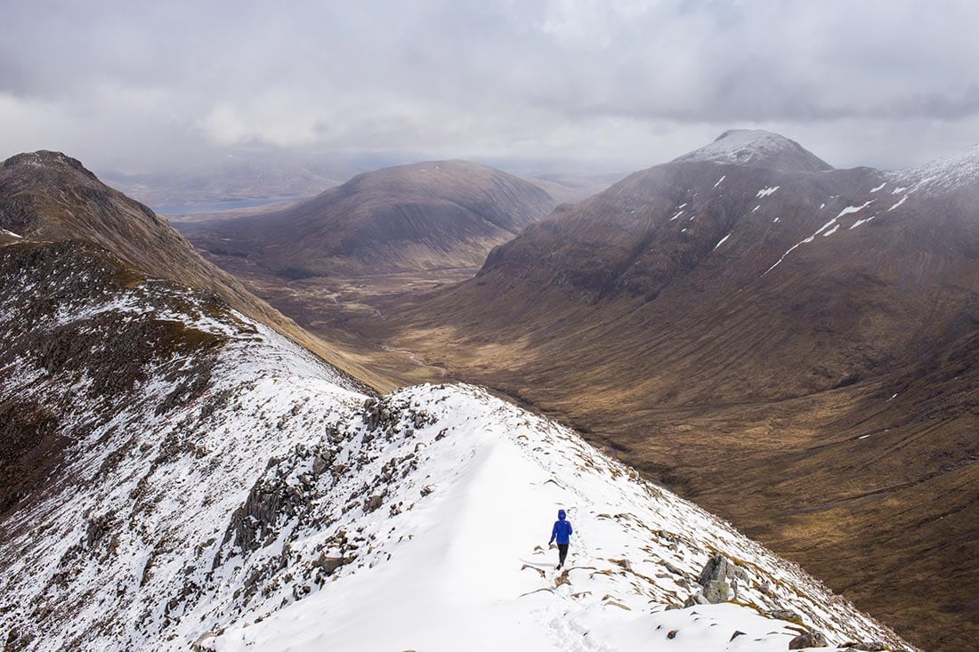 hiking in the scottish highlands
