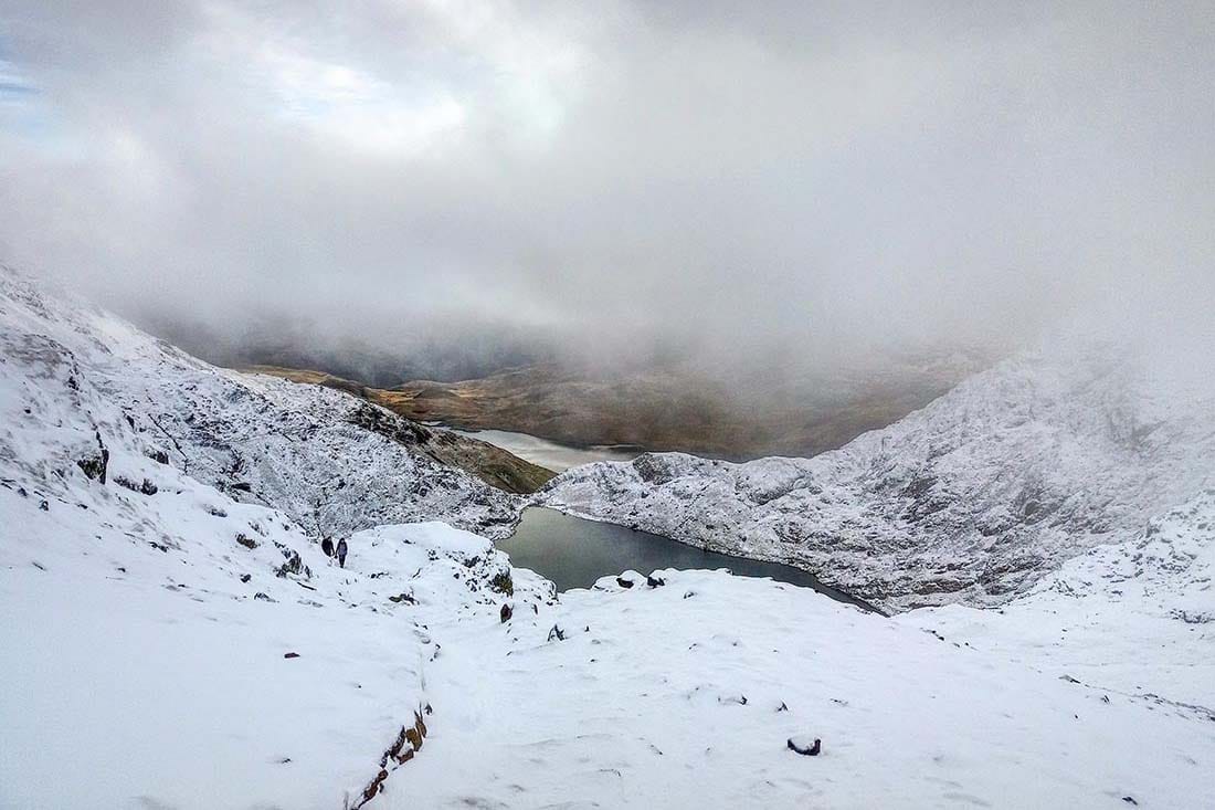 snow in wales