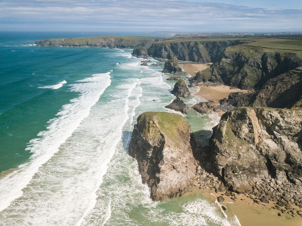 Beach at Bedruthan Steps, Cornwall