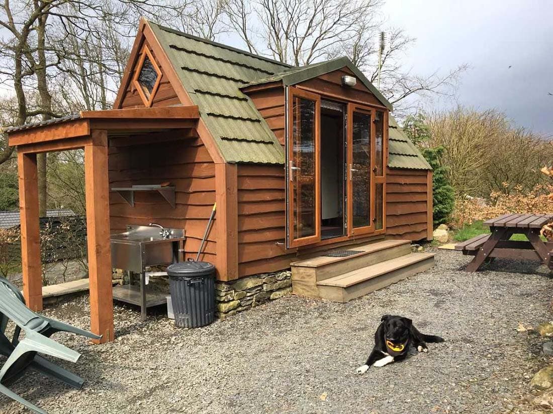 log cabins lake district