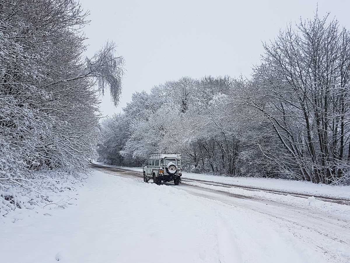Buckinghamshire in the snow