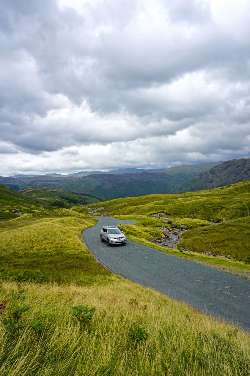 Lake District road trip with epic stormy skies 