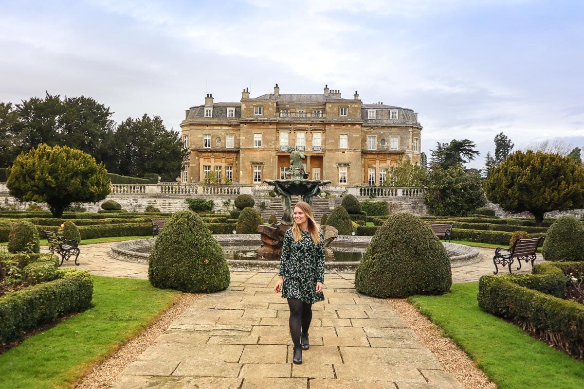 Exploring the grounds at Luton Hoo