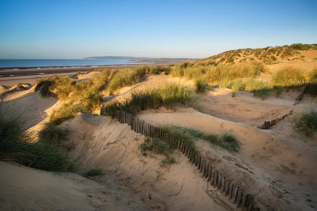 Views over the dunes at Camber Sands