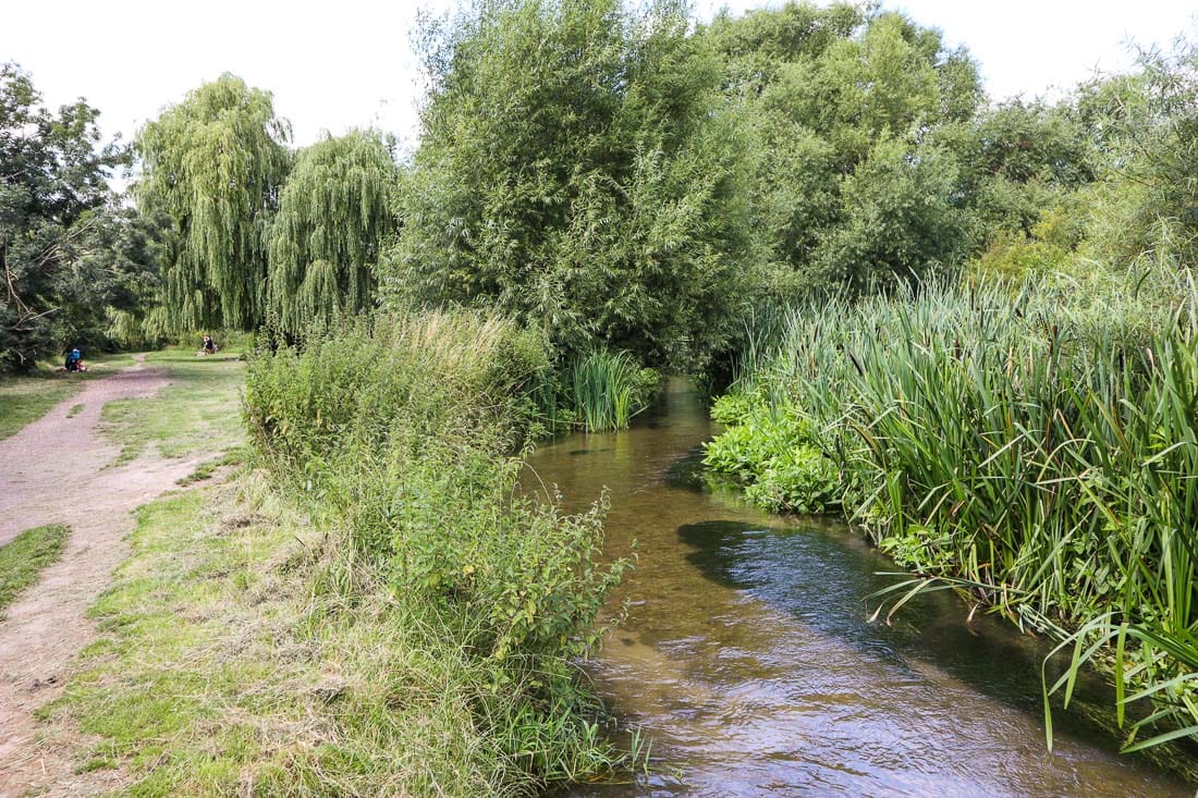 Following the River Chess just beyond Rickmansworth