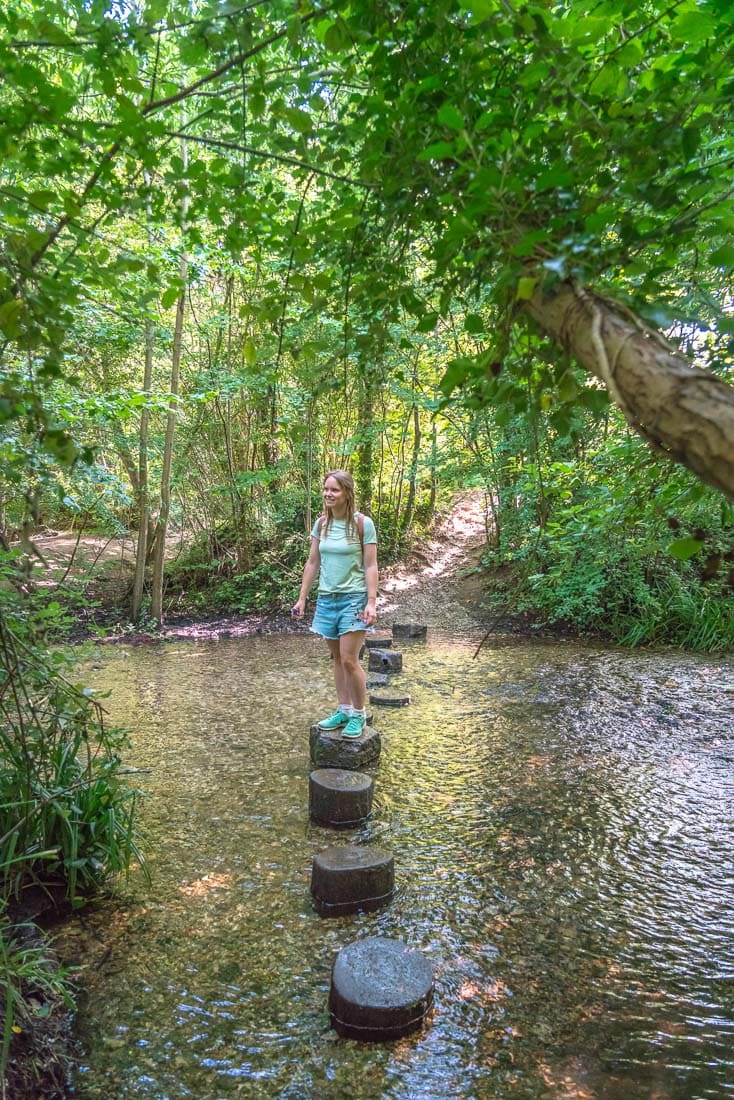 Crossing the River Chess near Chesham