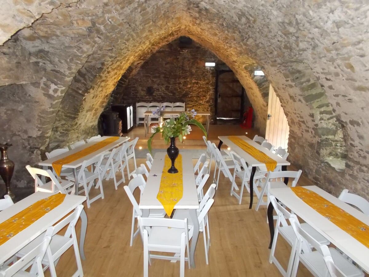 Manorbier Castle crypt