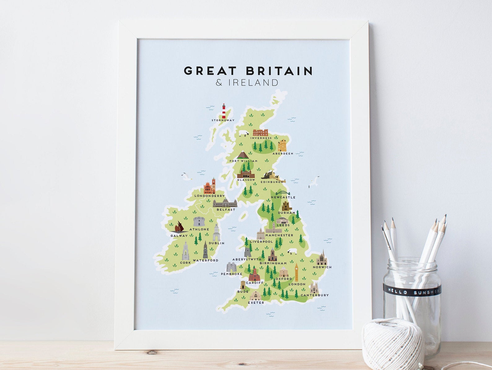 Map of Great Britain