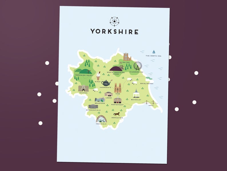 Yorkshire map