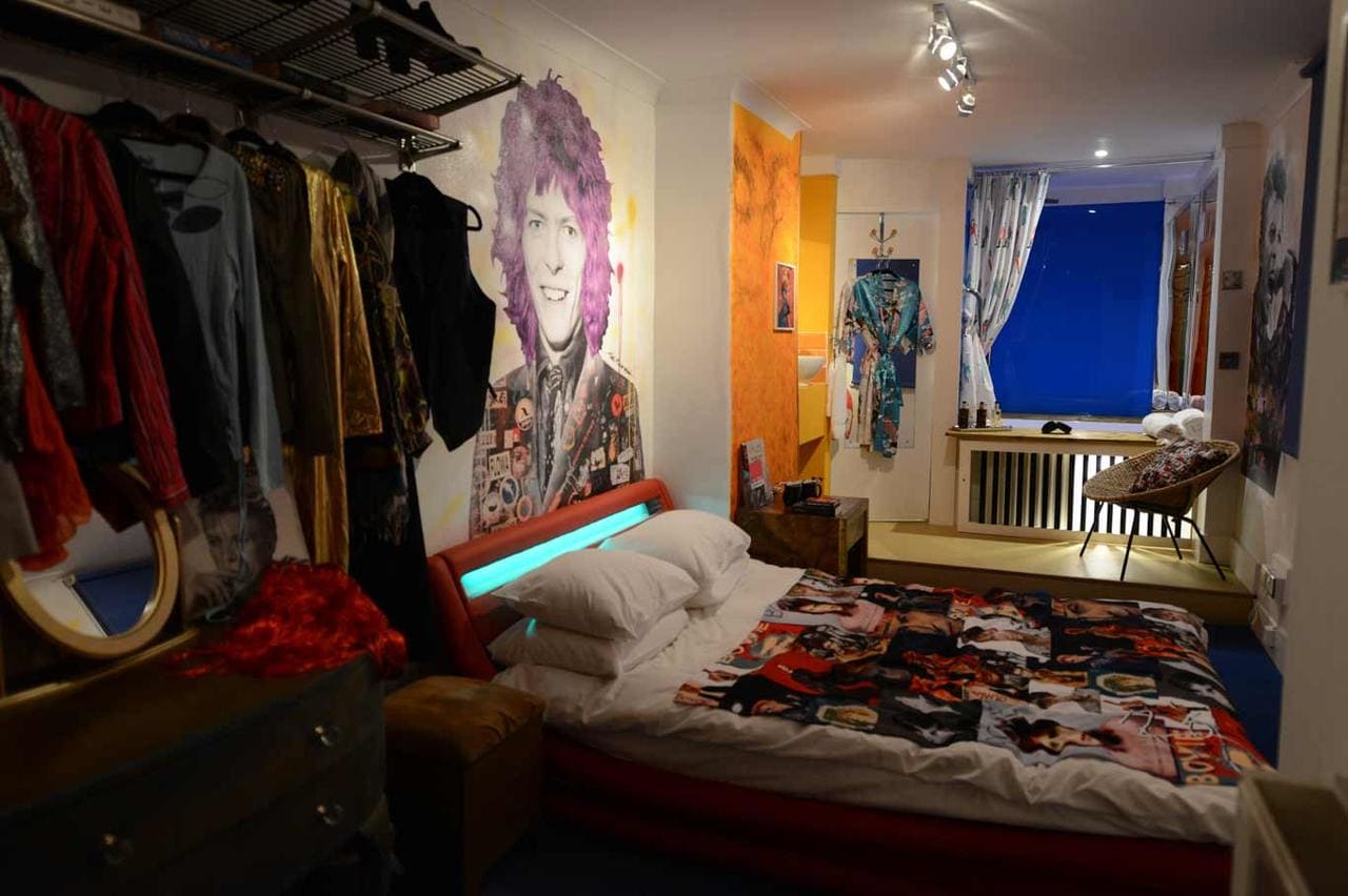 David Bowie room at Hotel Pelirocco, Brighton