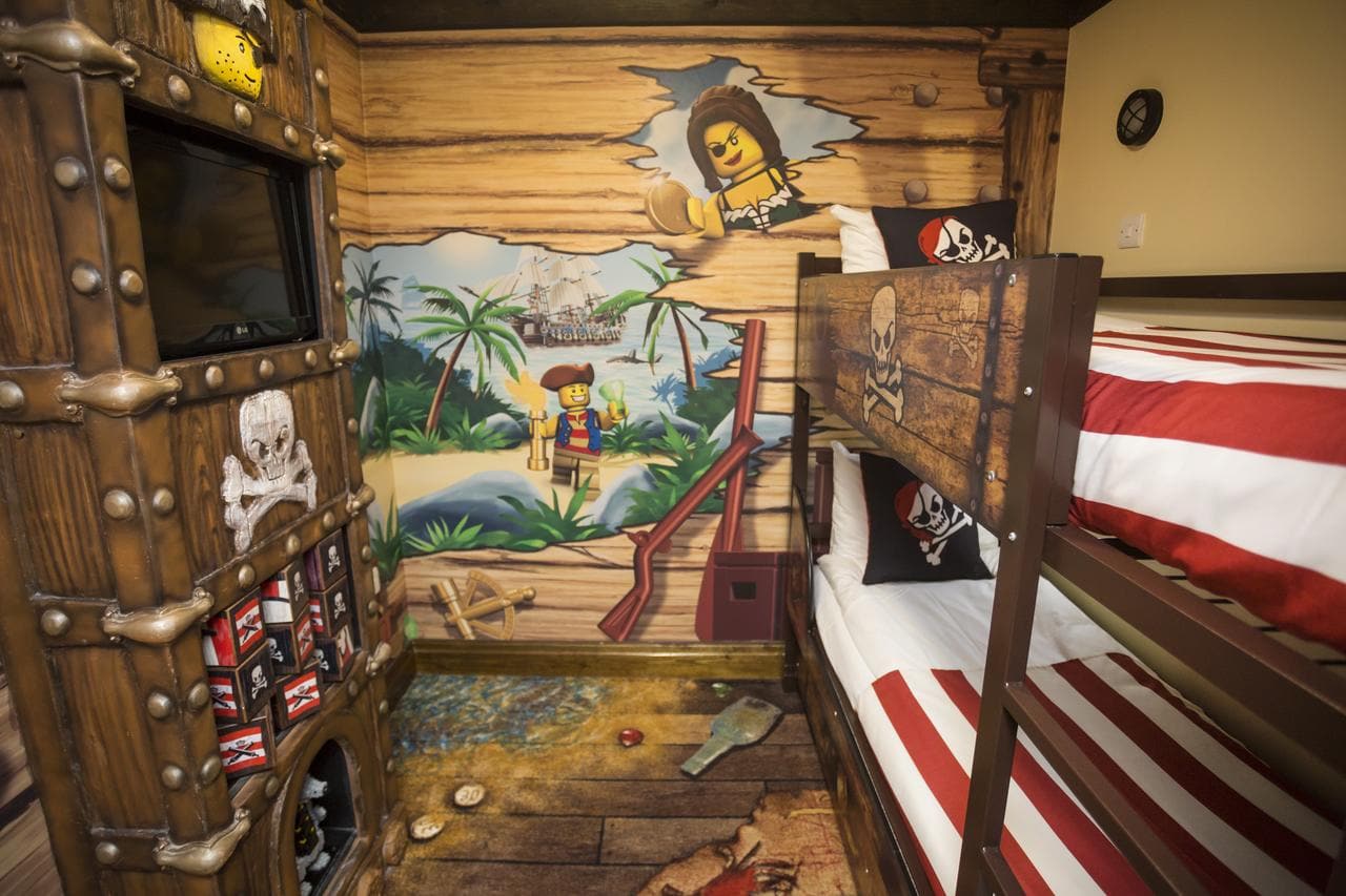 Pirate hotel room at Legoland Resort Hotel Windsor