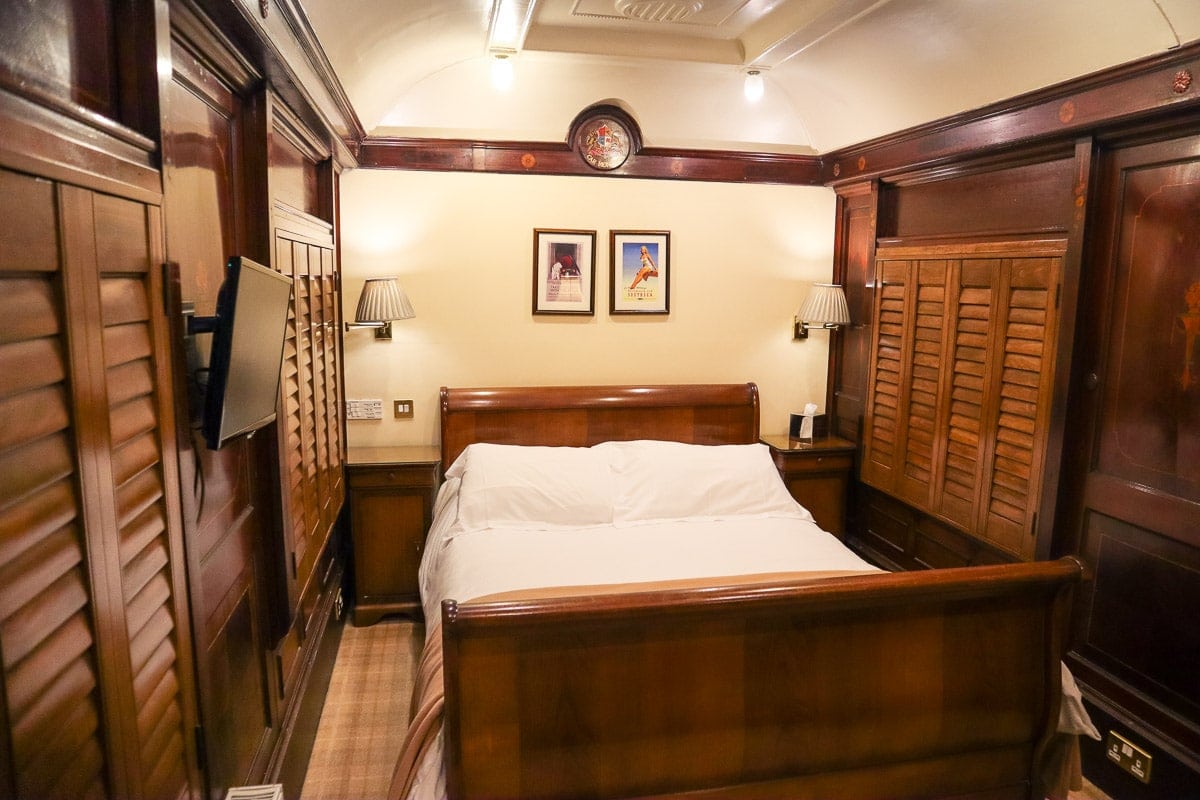 Pullman carriage at The Old Railway Station, Petworth, South Downs