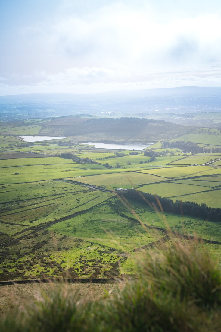 Spectacular views from the top of Pendle Hill