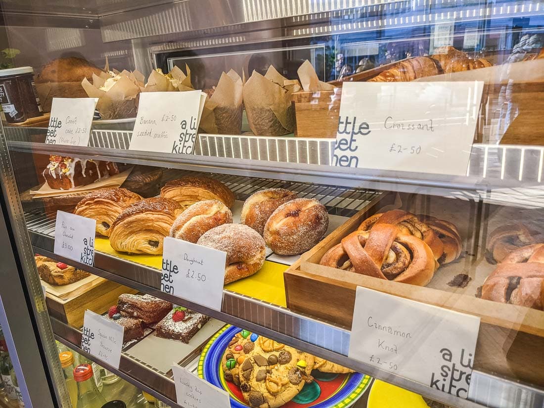 Pastries at A Little Street Kitchen, Amersham