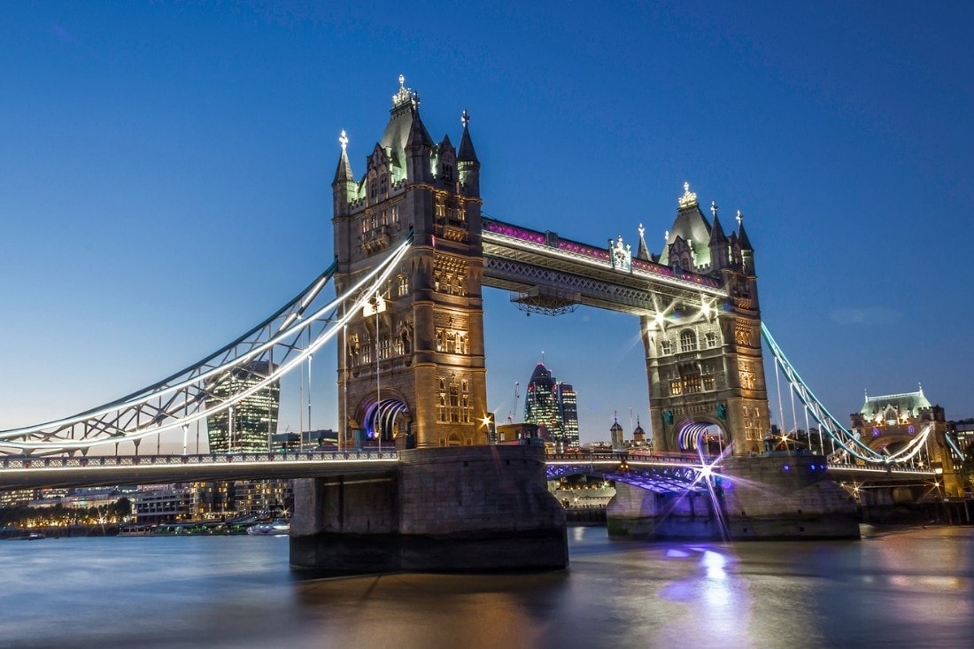 Tower Bridge at night