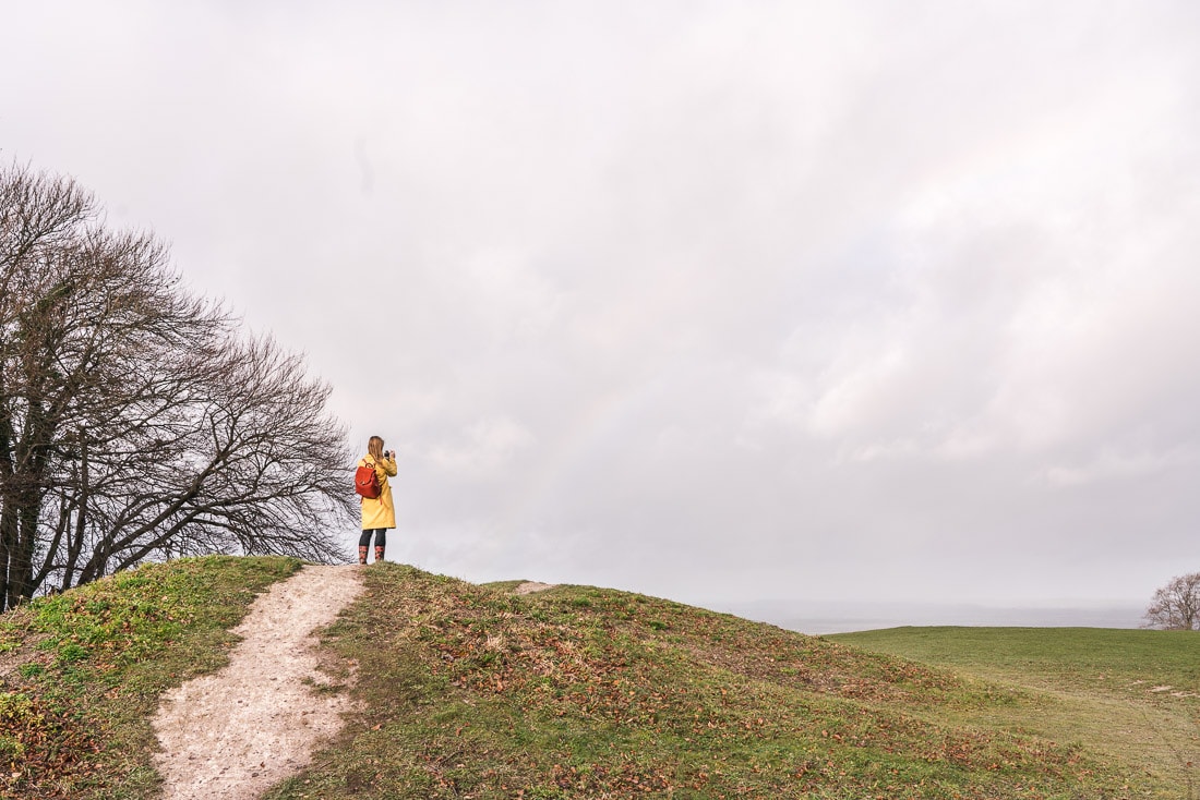 Climbing the Neolithic barrows on Whiteleaf Hill