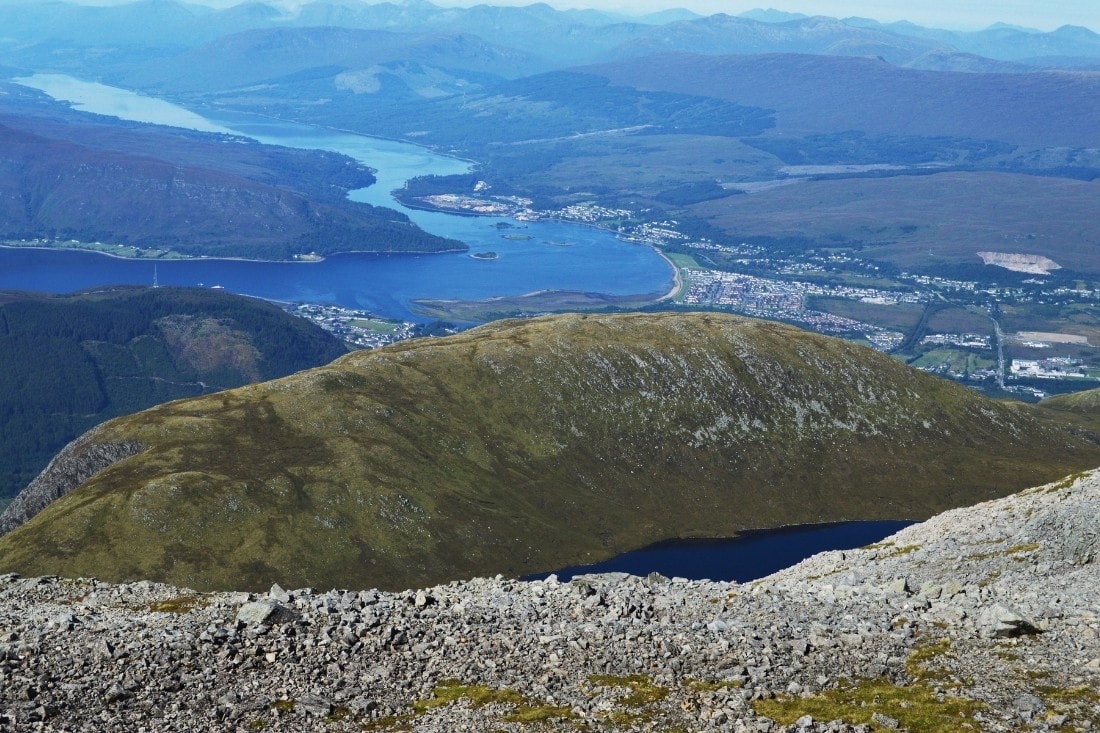 Epic views from the summit of Ben Nevis