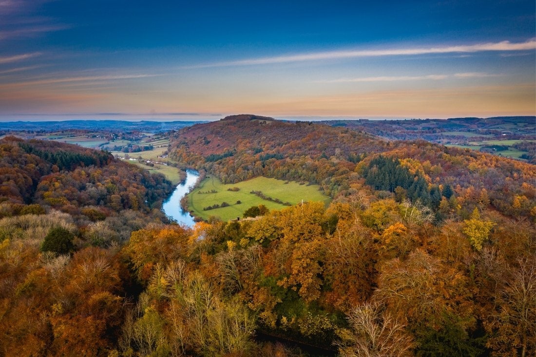 Beautiful views over the Forest of Dean