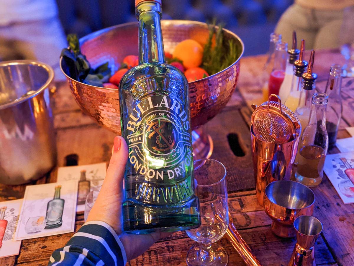 Bullards Gin cocktail masterclass in Norwich