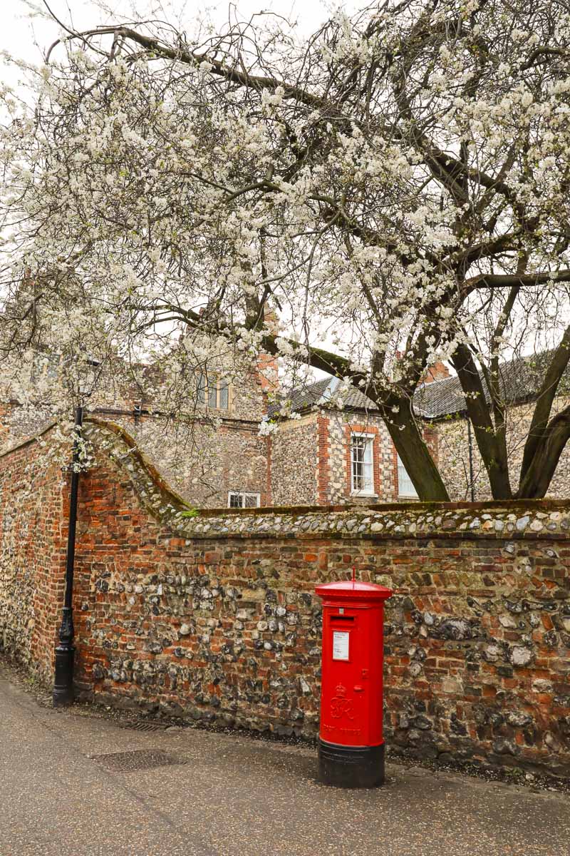 Pretty streets in the city of Norwich