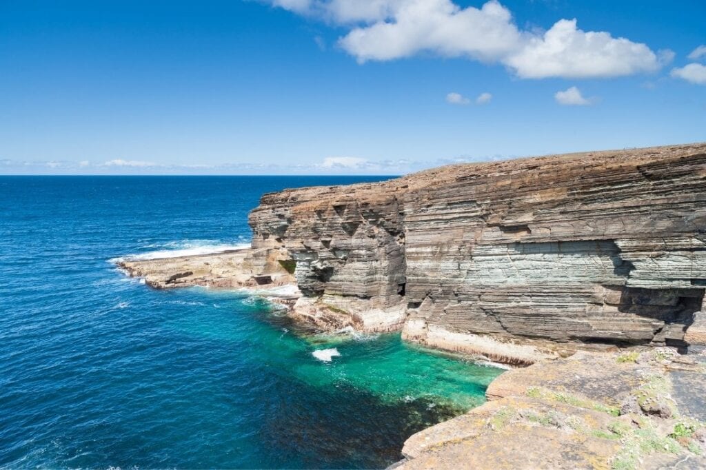 Orkney Islands cliffs