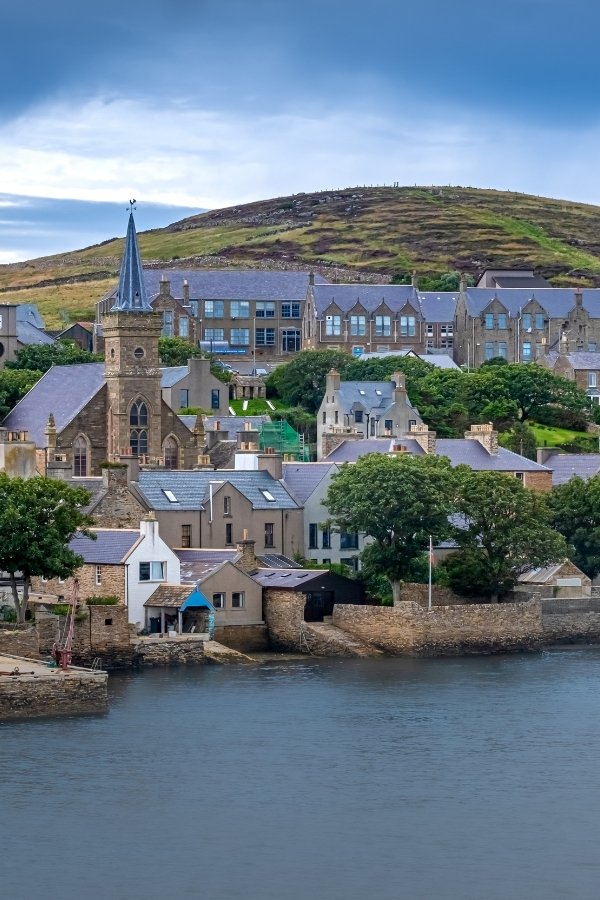 Stromness town in Orkney