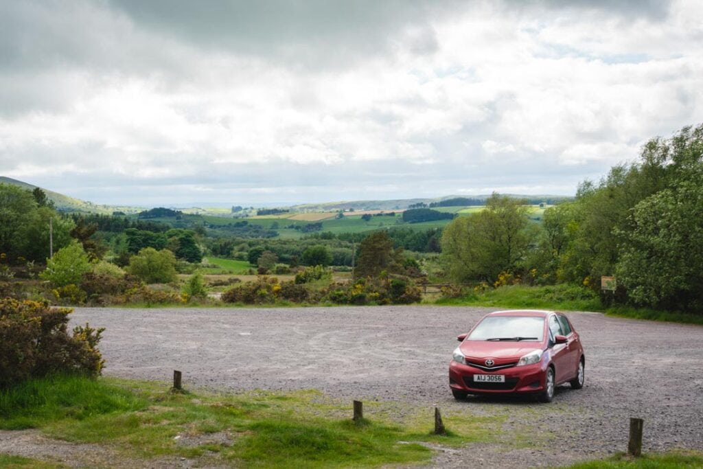 stiperstones car park