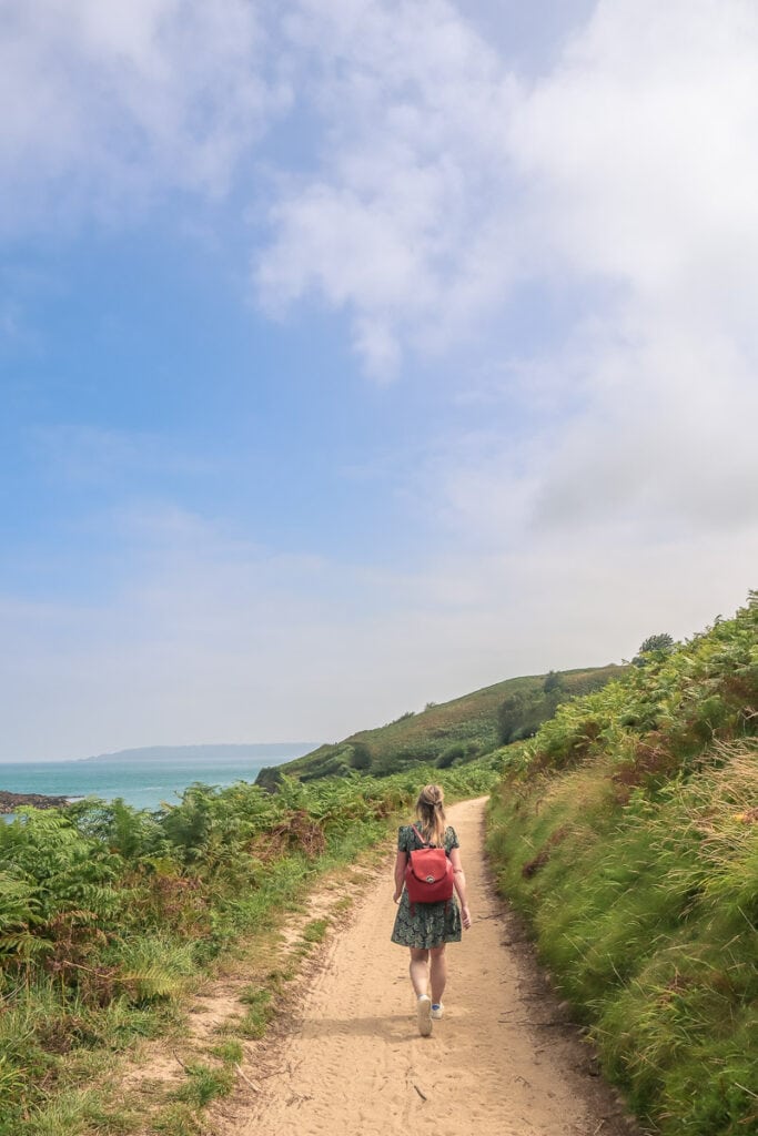 Walking around Herm Island