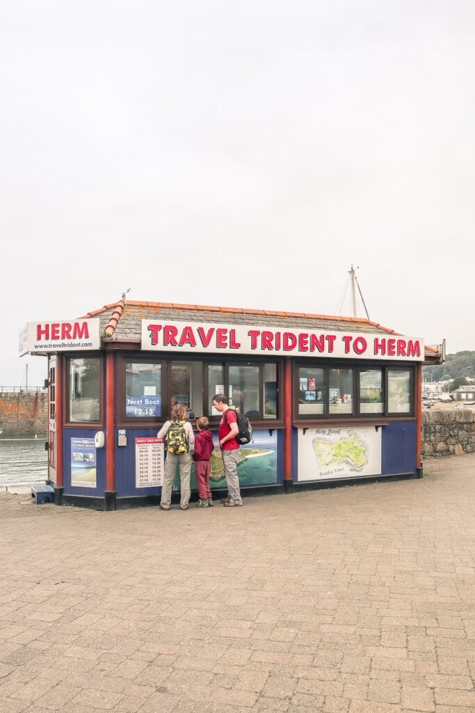 Travel Trident Kiosk in St Peter Port