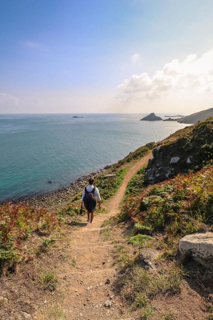 Walking around Herm Island