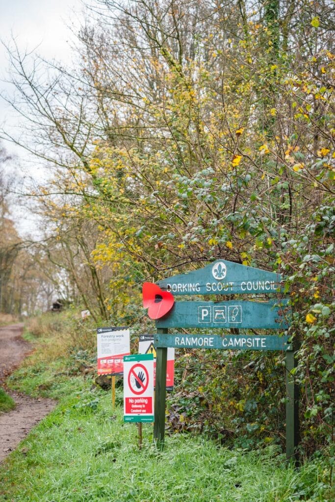 forestry comission sign