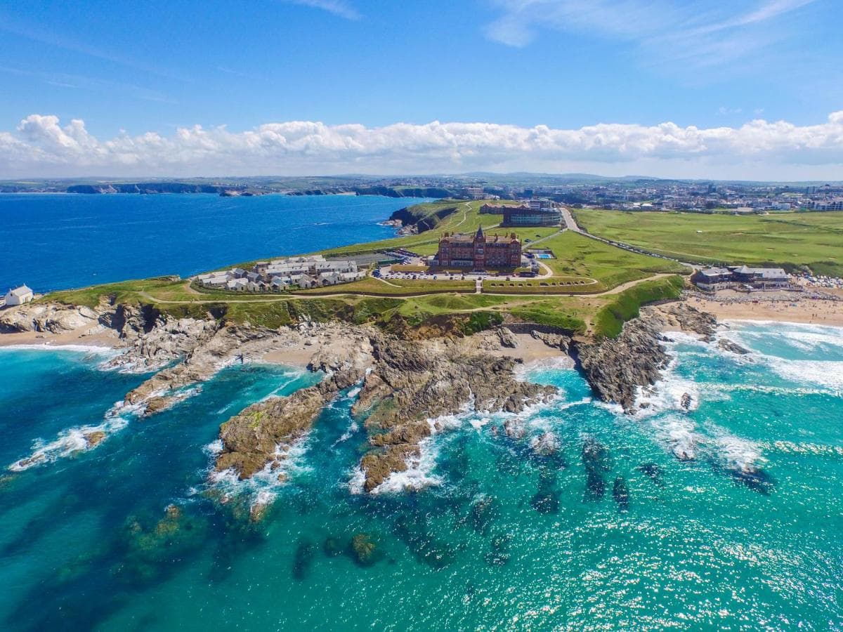 The Headland Hotel and Spa is a luxury hotel in Newquay