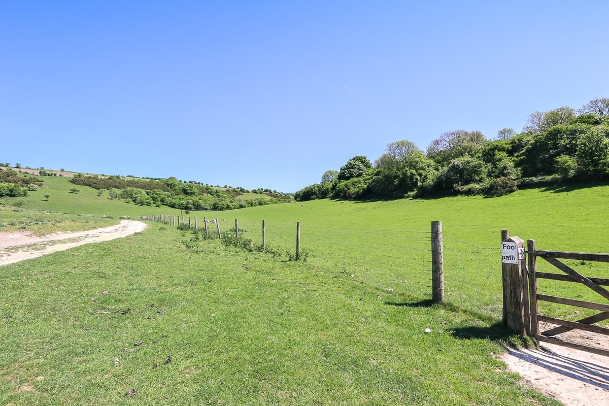 Keep an eye out for this footpath sign