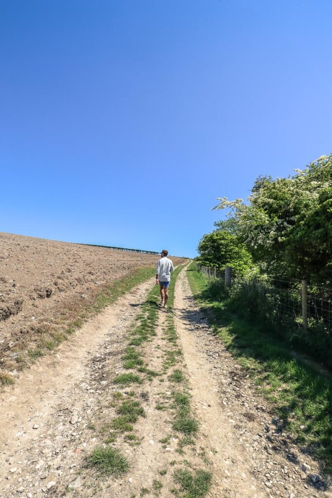 Heading uphill