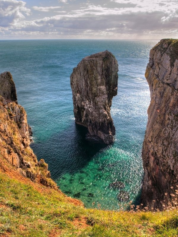 Stack rock pillars, Pembrokeshire