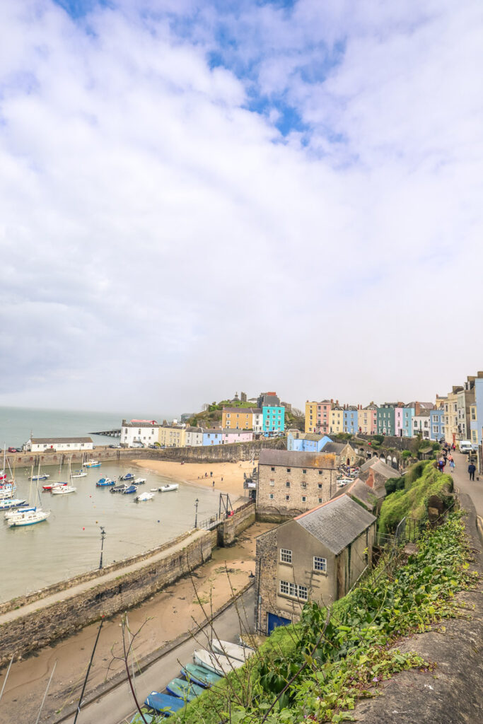 Colourful buildings in Tenby