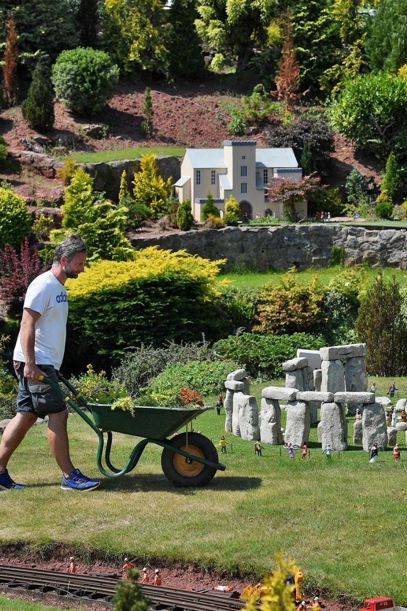 You can see a mini Stone Henge at Babbacombe Model Village
